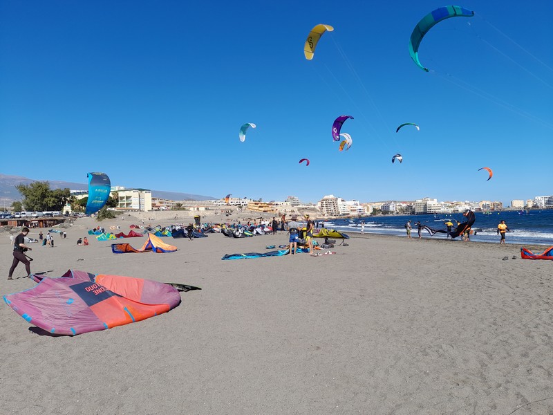 Kitesurfing El Medano Teneryfa zima, lato, wiosna, jesień