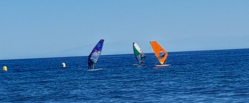 Windsurfing wysokie fale